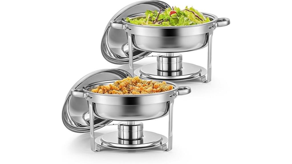 two piece 5qt buffet set