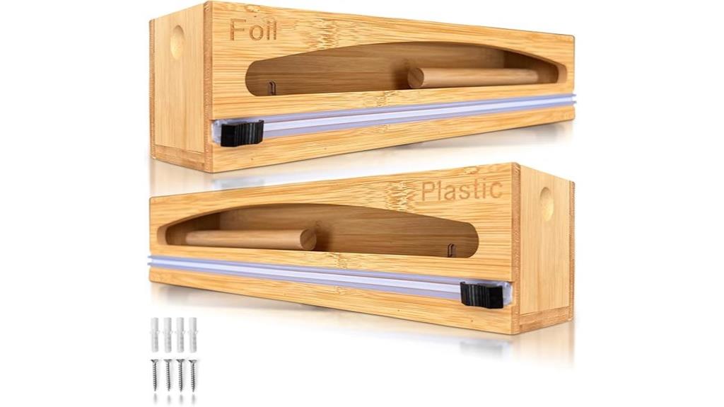 two piece wrap dispenser