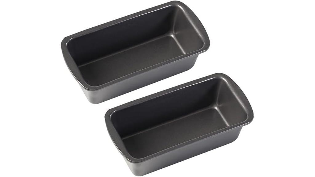 two small bread pans