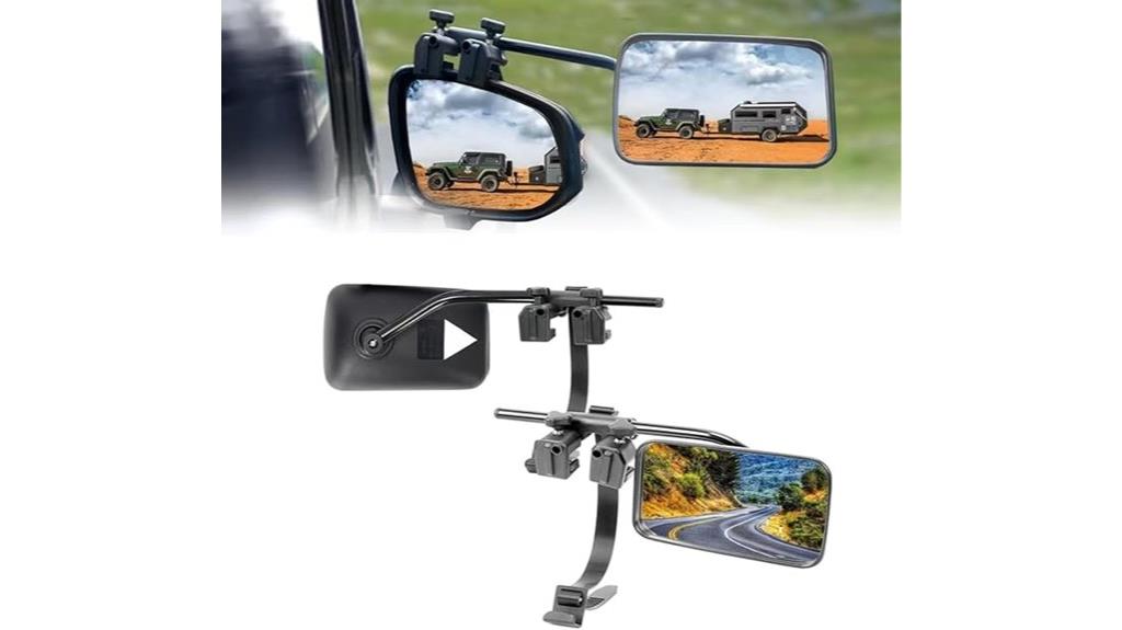 universal towing mirror extenders