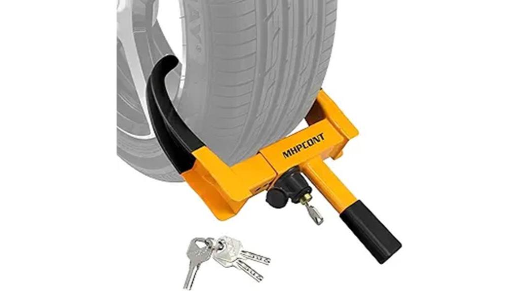 universal trailer wheel lock