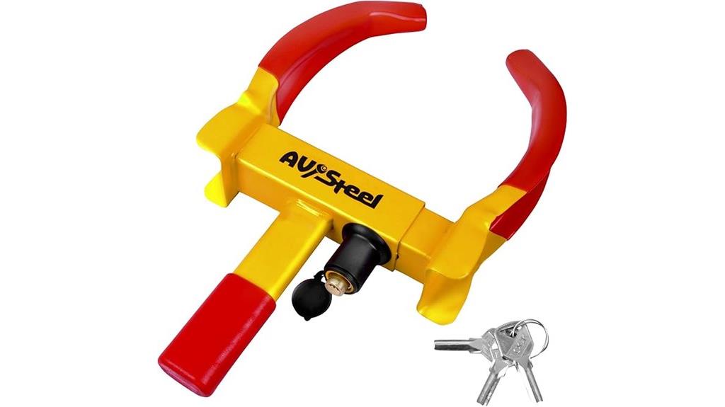 universal trailer wheel lock