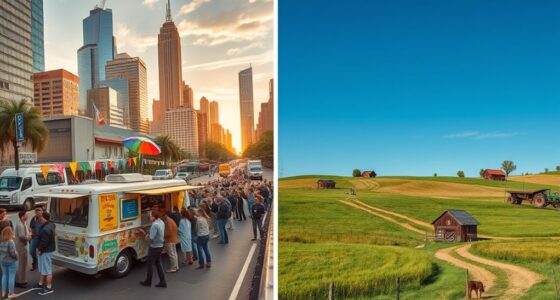 urban rural food truck logistics