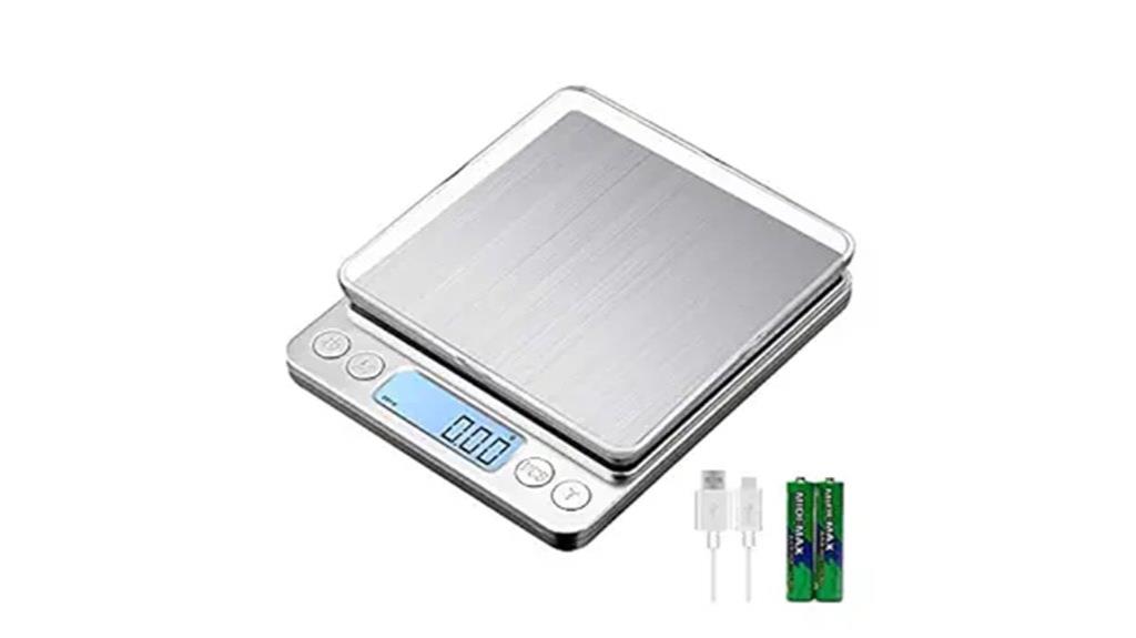usb charged digital kitchen scale