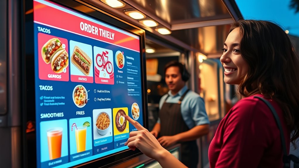 user friendly digital menu design
