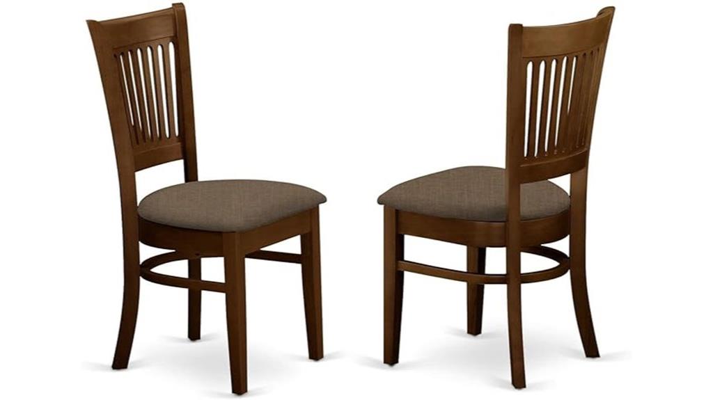 vancouver kitchen chairs pair