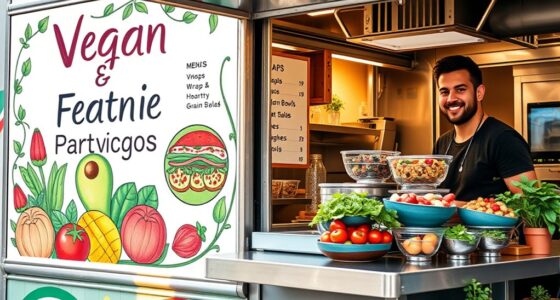 vegan vegetarian food truck menus