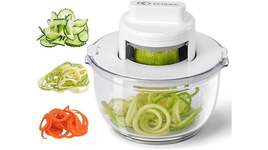 vegetable spiralizer and maker