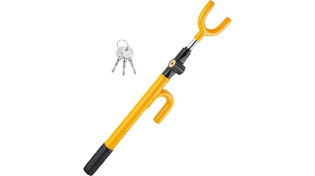 vehicle security steering lock