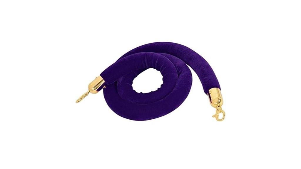 velvet rope with hooks