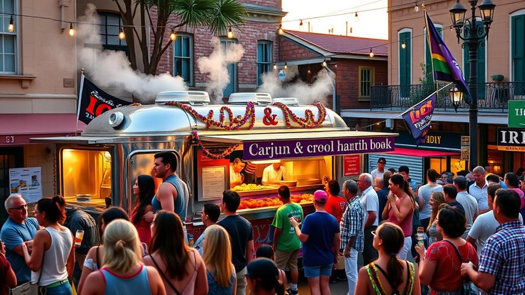 vibrant cajun creole food trucks
