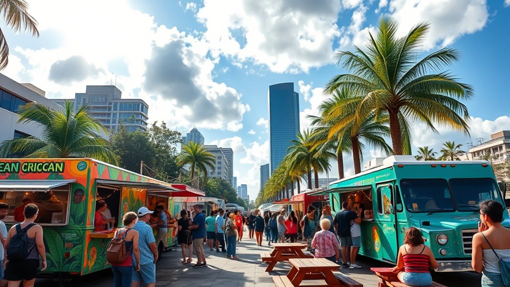 vibrant caribbean street cuisine