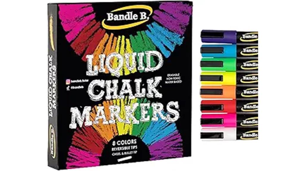 vibrant erasable chalk markers
