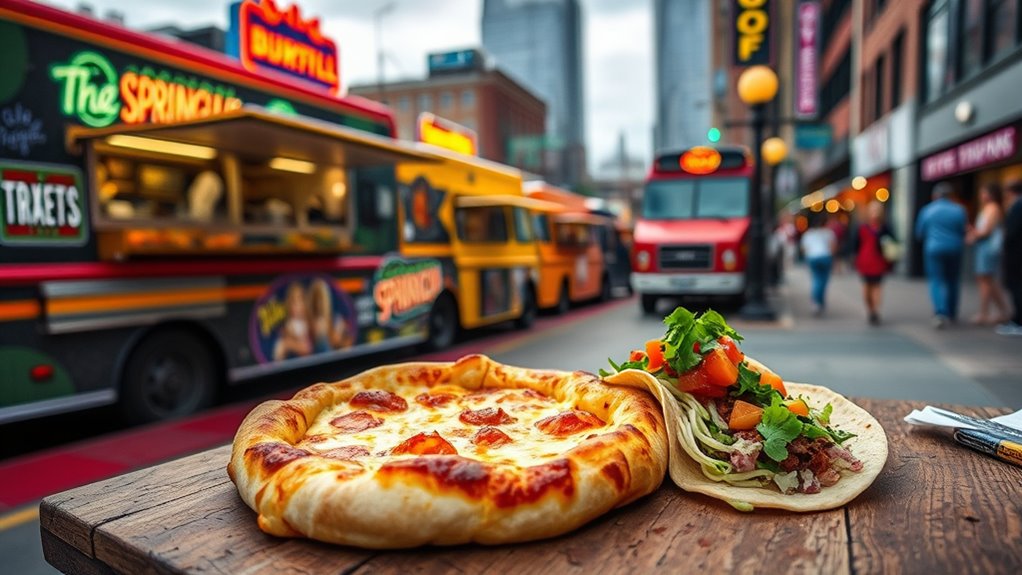 vibrant global street cuisine