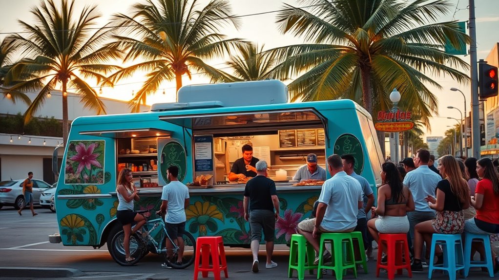 vibrant miami street food