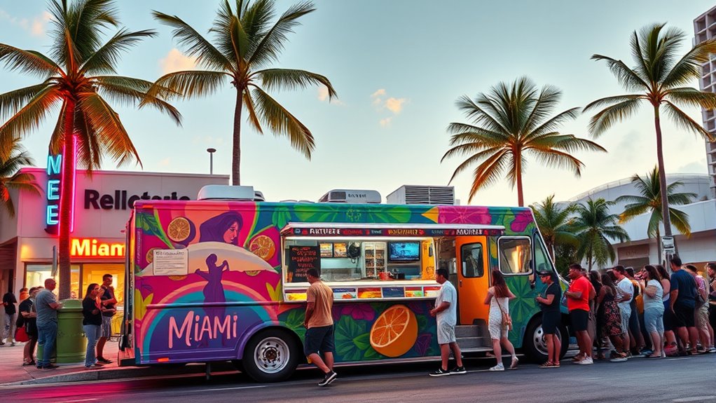 vibrant miami street food