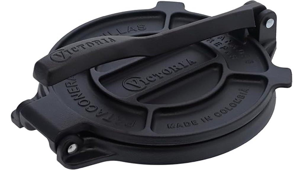 victoria 8 inch tortilla press