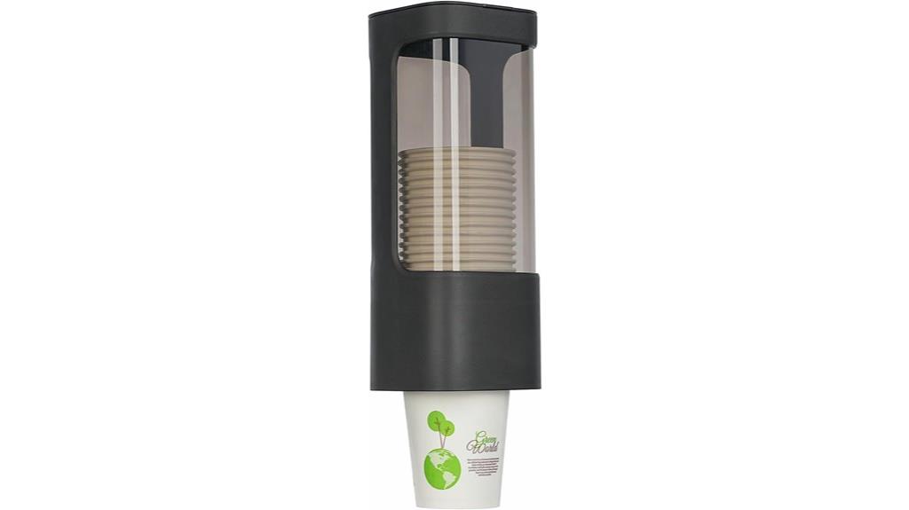 wall mounted bathroom cup holder