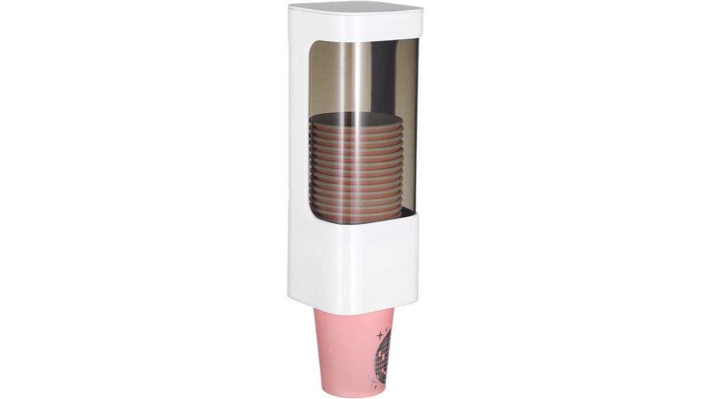 wall mounted cup dispenser