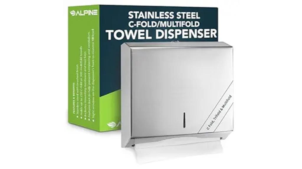 wall mounted paper towel dispenser