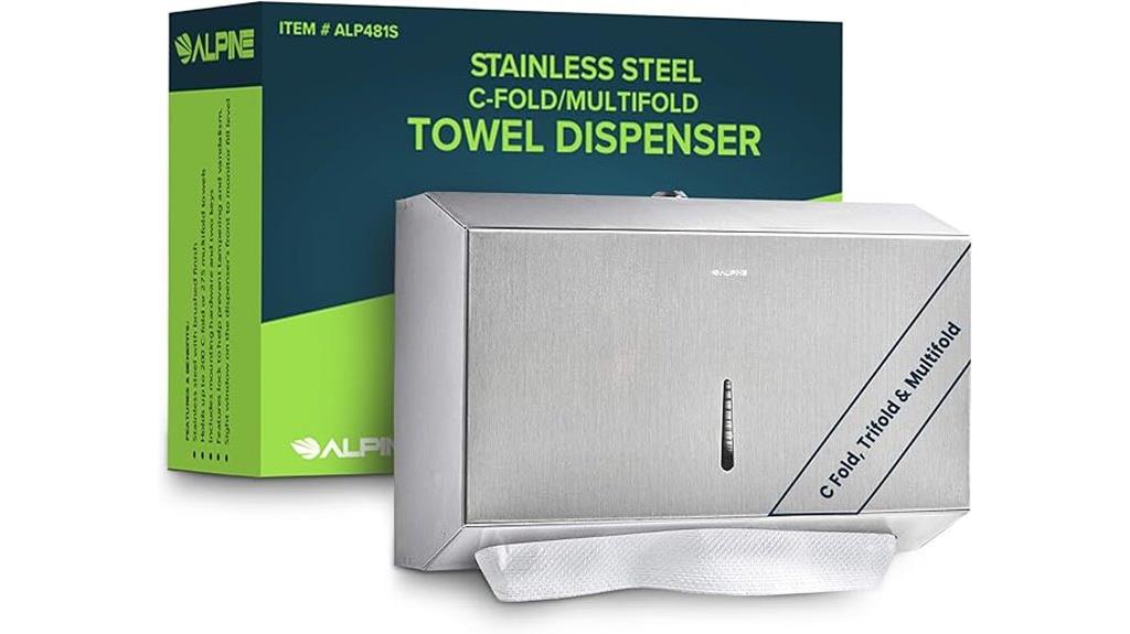 wall mounted paper towel dispenser
