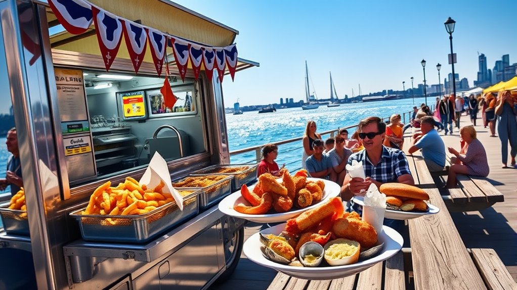 waterfront seafood dining experience