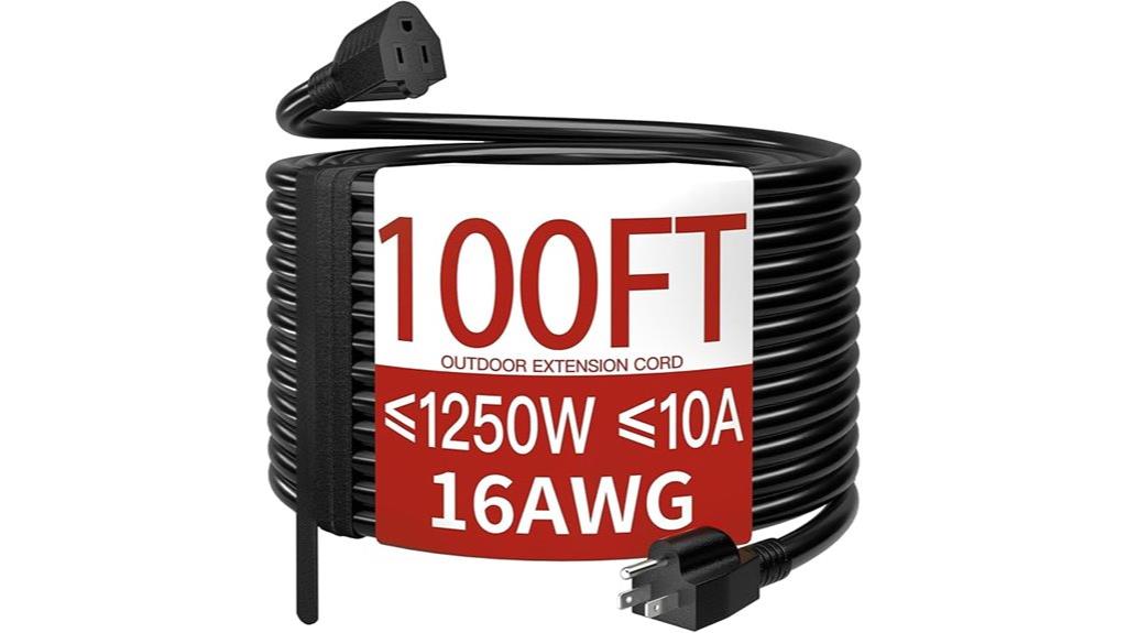 waterproof 16 3 extension cord