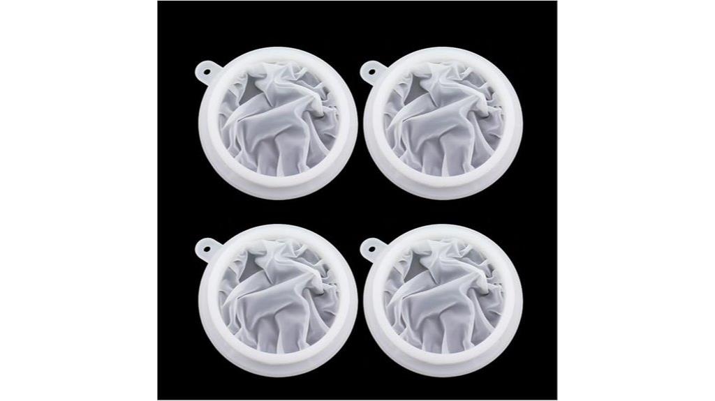 white mesh strainer set