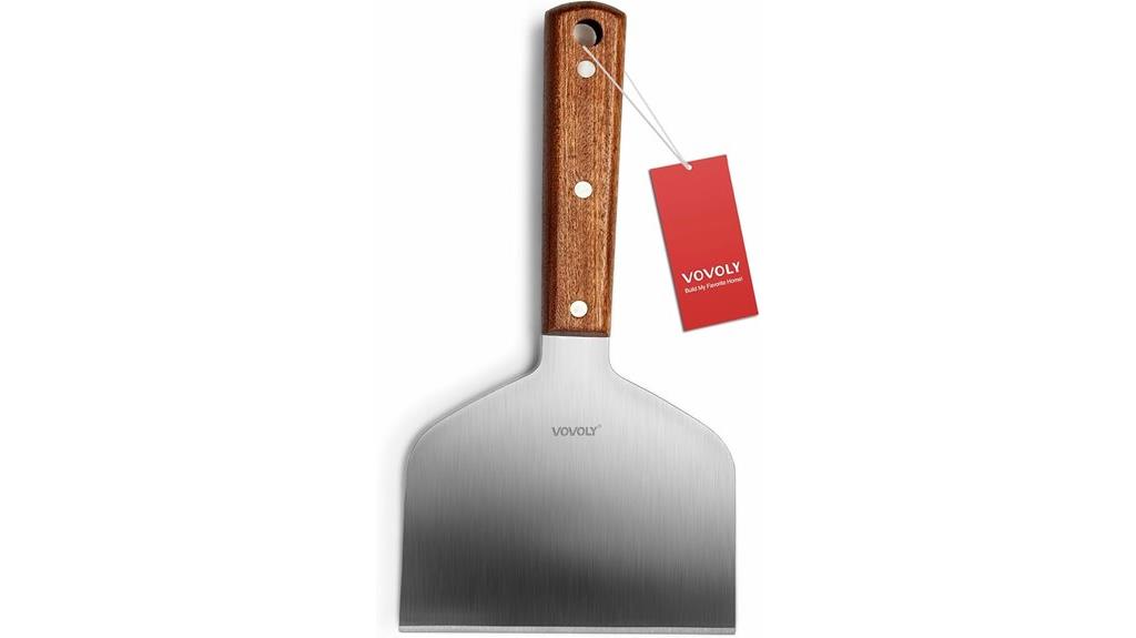 wide griddle scraper tool