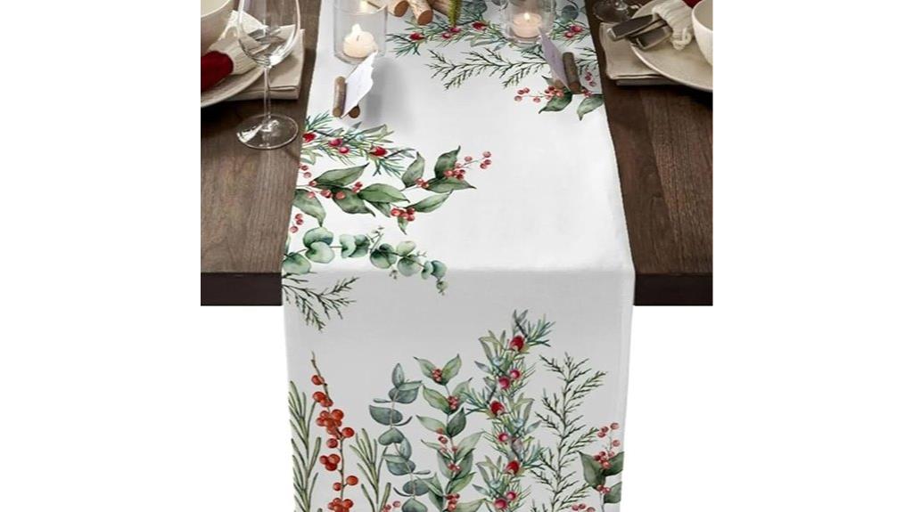winter holiday table decor