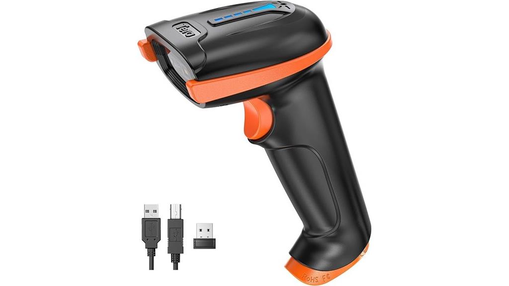 wireless and wired barcode scanner