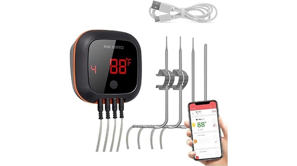 wireless bluetooth meat thermometer