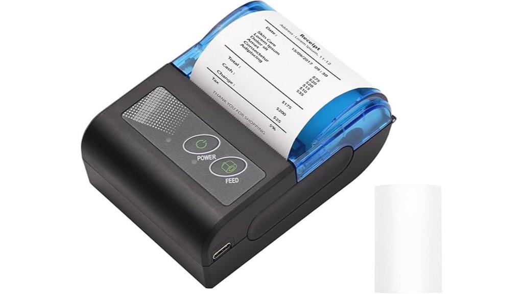 wireless bluetooth receipt printer