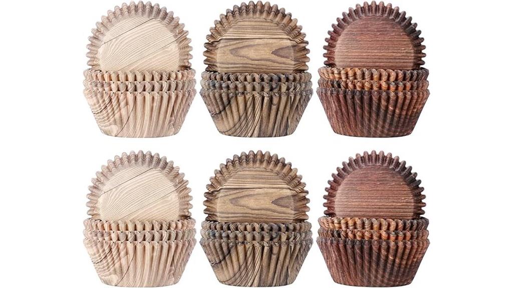 woodland animal cupcake liners