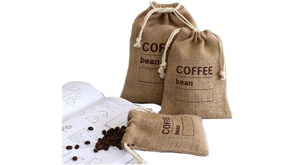 woven jute cereal bags