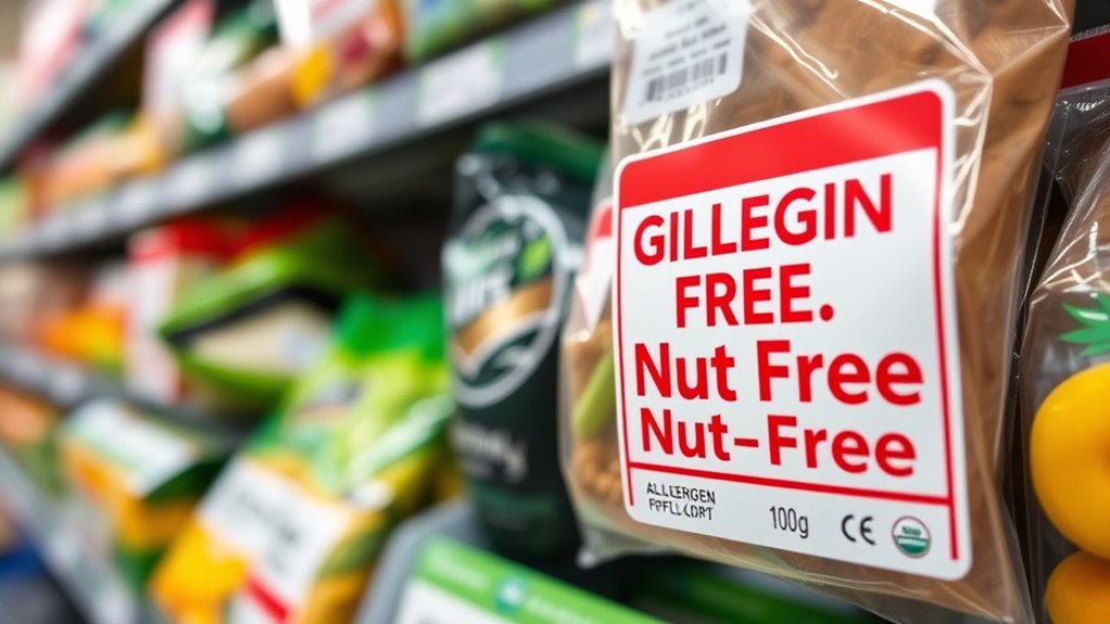 allergy labels and information