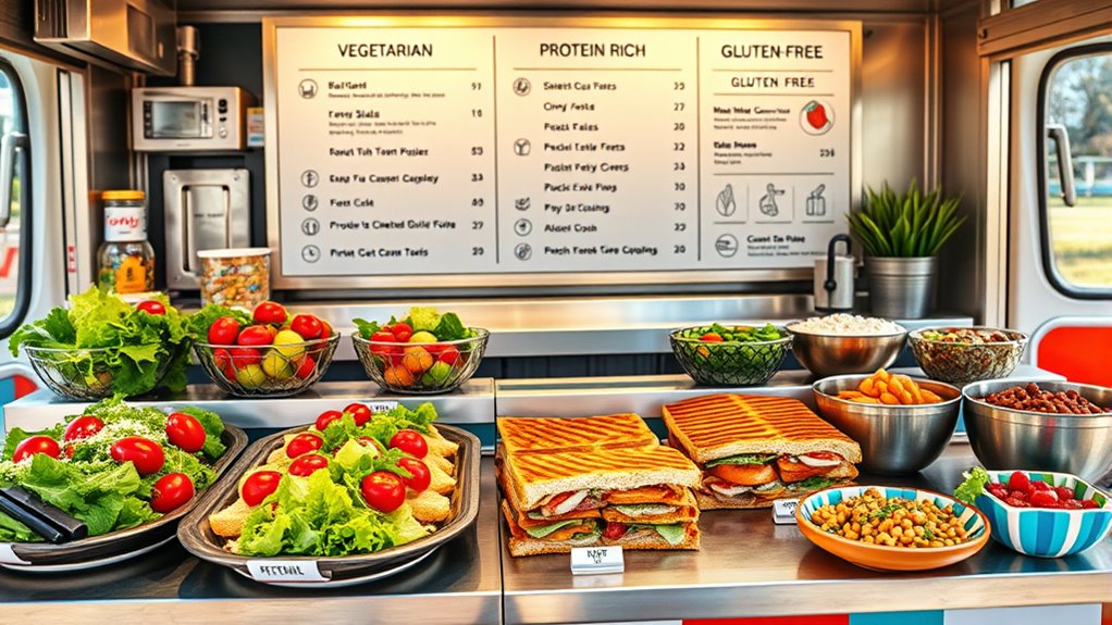 balanced diverse customizable menu