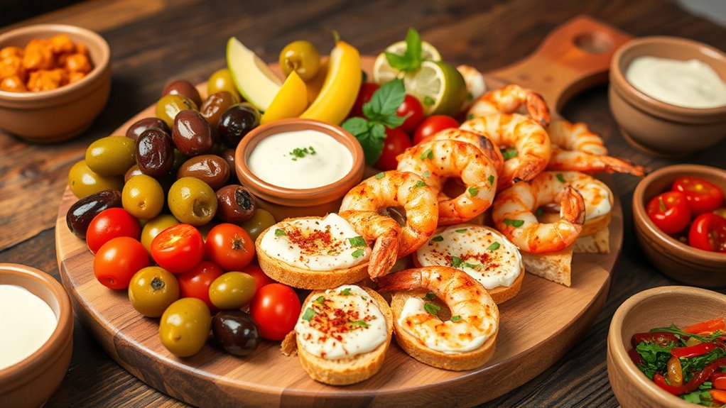 balanced flavorful sharing platter