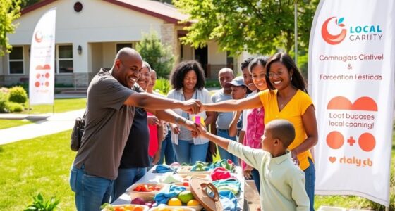 collaborating with local charities