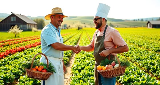 collaborating with nearby farms
