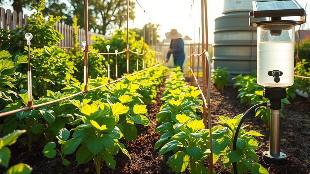 conserve water through efficient techniques