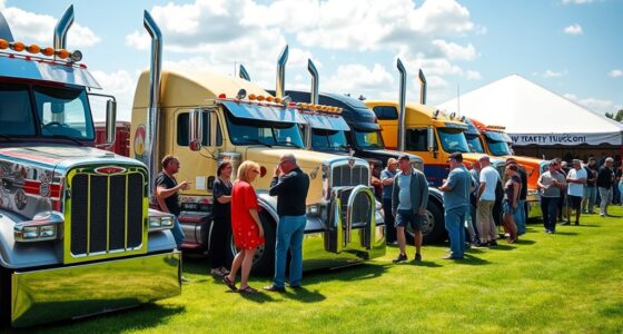 coordinating truck owner events