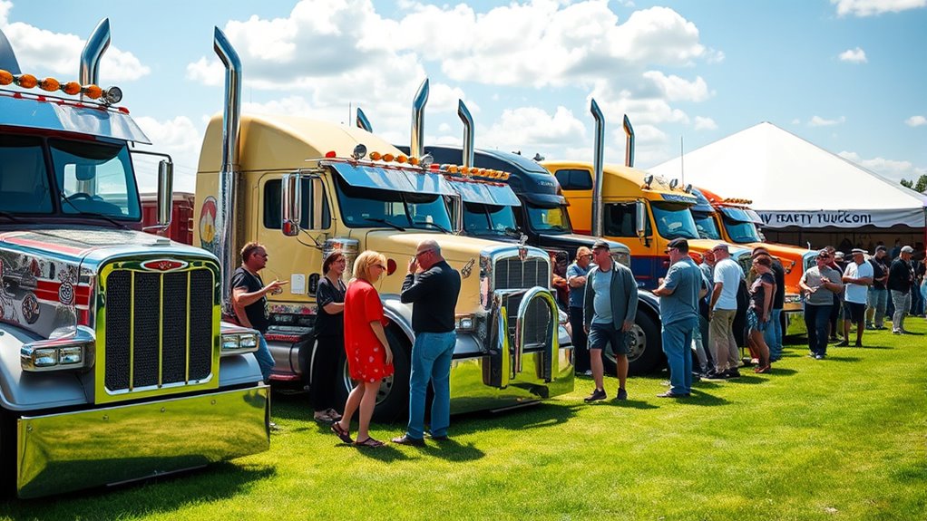 coordinating truck owner events