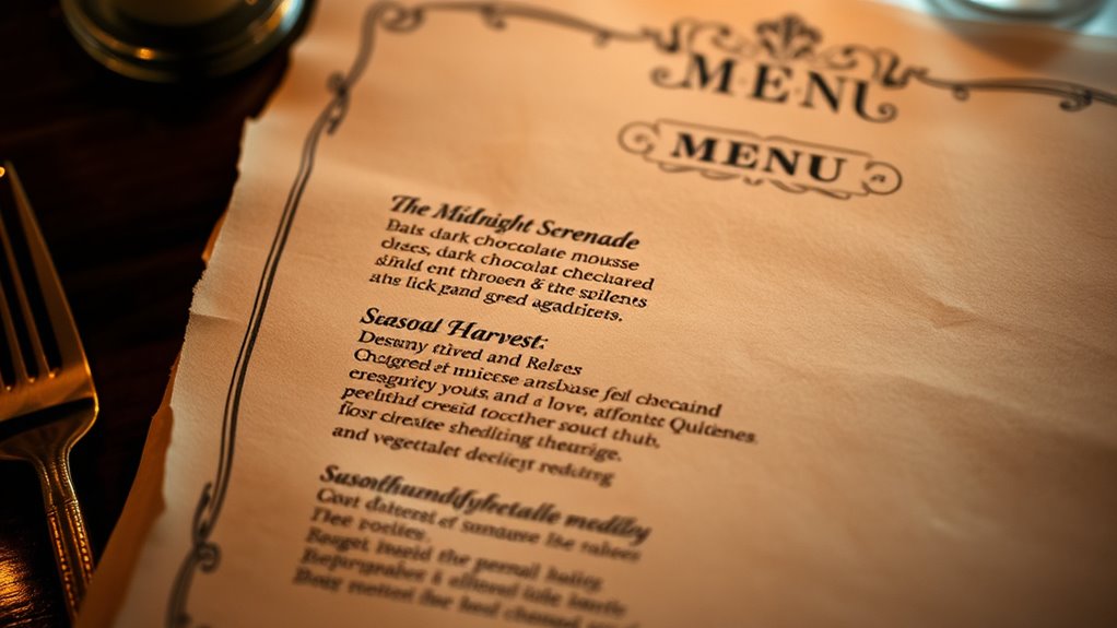 create a themed menu story