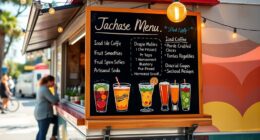 create beverage menu for food truck