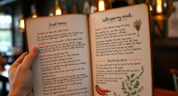 creative menu storytelling techniques