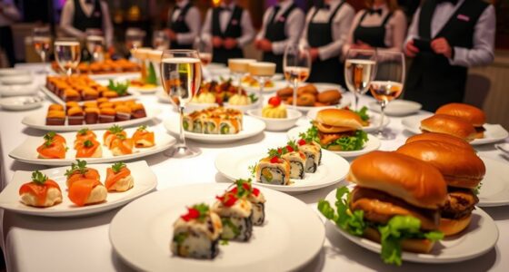 customize menu for events
