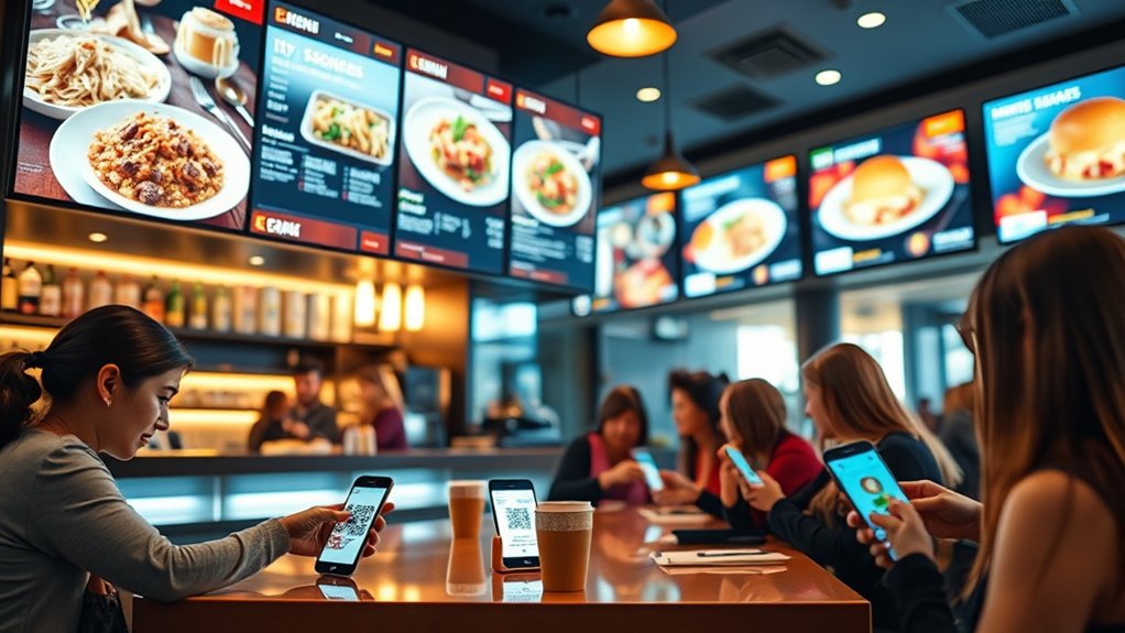 digital menu and qr ordering