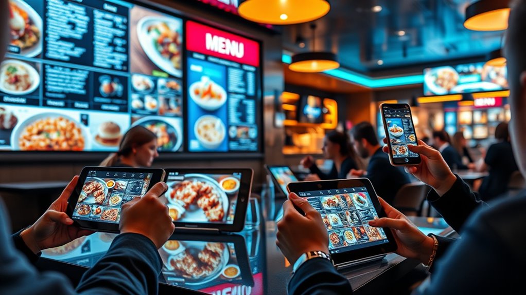 digital menus quick payments