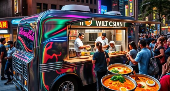 diverse international food options